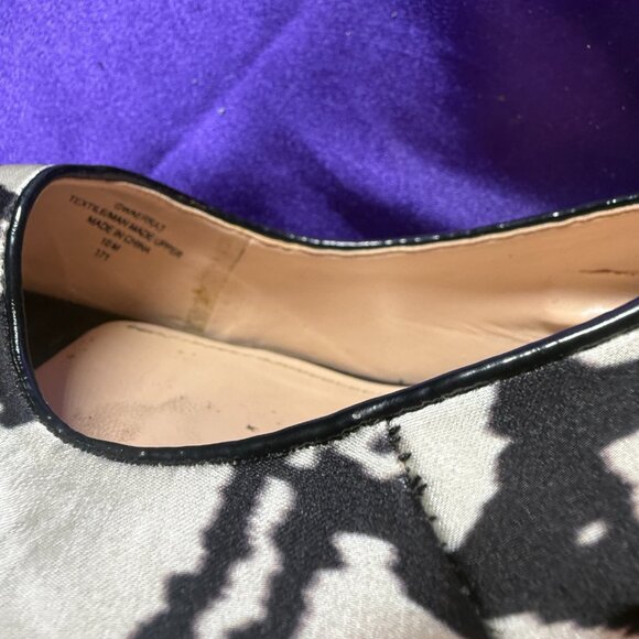 📌Guess Animal Print Fabric 5" High Heels with Open Toe & Platform Sandals 10M - Picture 9 of 16